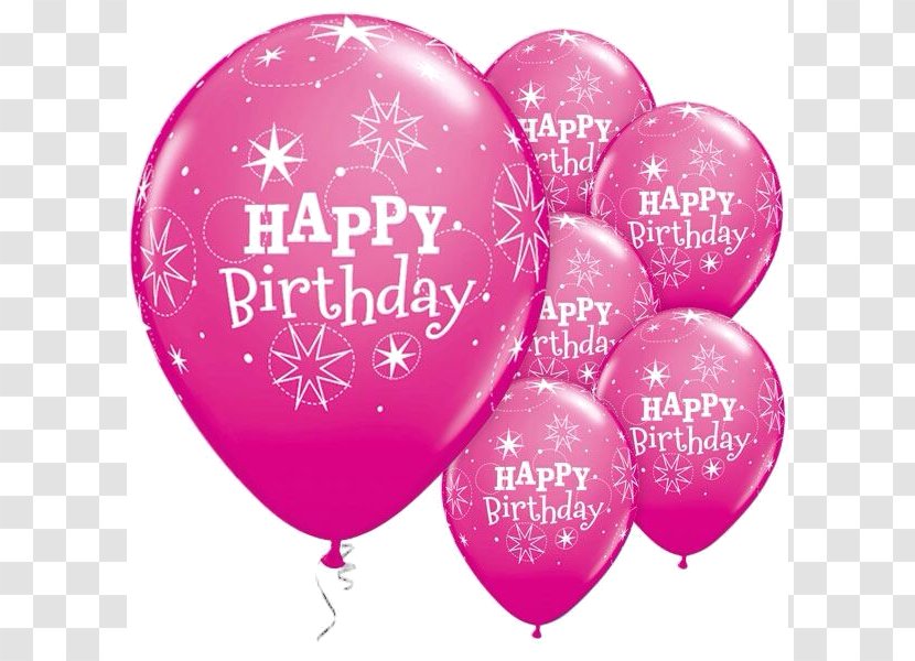Balloon Happy Birthday Party Greeting & Note Cards - Princess - Joyeux-anniverSaire Transparent PNG