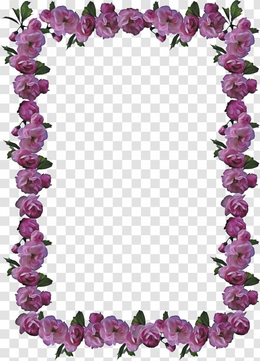Blue Flower Frame - Jewellery - Picture Transparent PNG