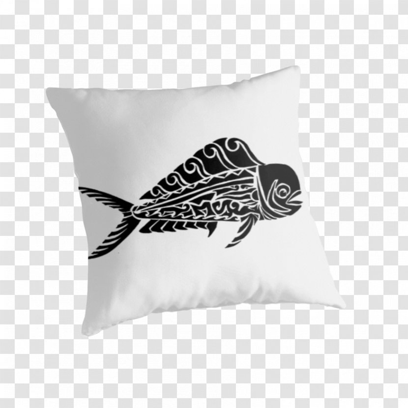 Mahi-mahi Throw Pillows Drawing - Drawstring - Pillow Transparent PNG