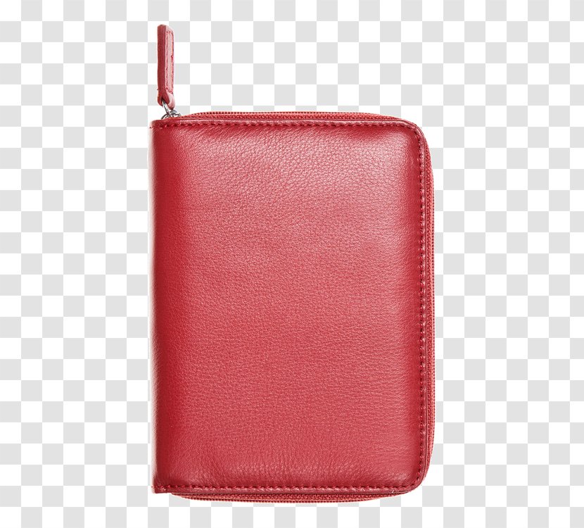 Zip Around Passport Wallet Leather Coin Purse Handbag - Red - Travel Transparent PNG