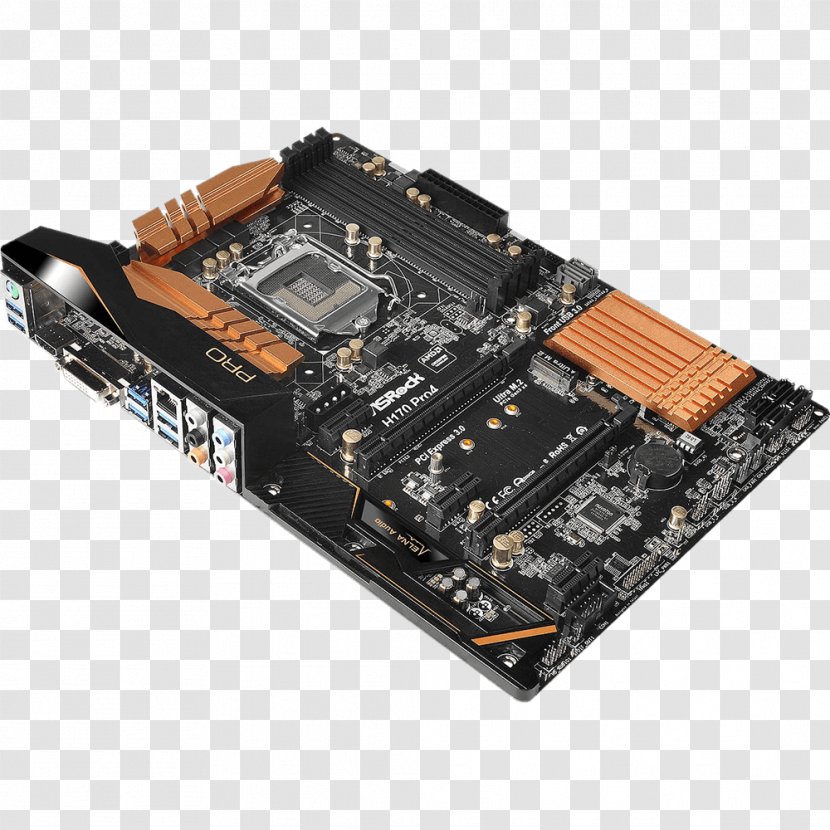 Intel Motherboard Sound Cards & Audio Adapters ASRock H170 Pro4 DDR4 SDRAM - Lga 1151 Transparent PNG