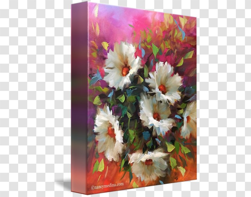 Floral Design Artist Painting Painter - Still Life - Pink Daisy Transparent PNG