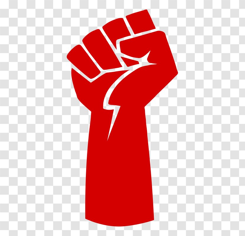 Raised Fist Clip Art - Black Power - Closed Transparent PNG