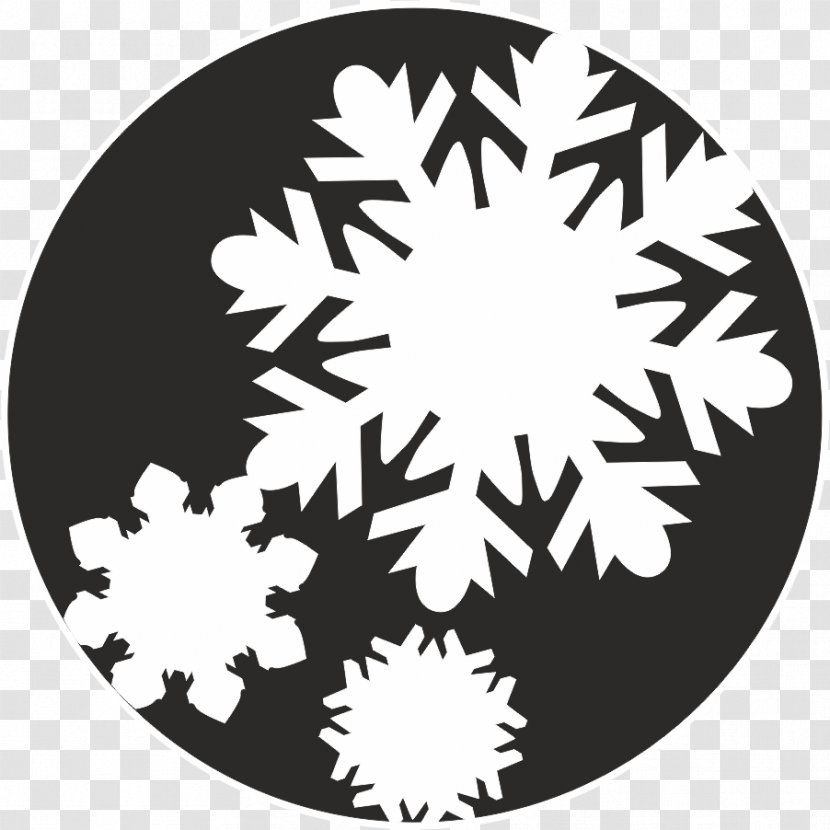 Season Royalty-free Autumn Spring Clip Art - Monochrome - Snowflake Transparent PNG