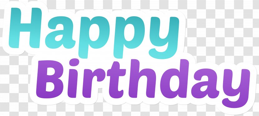 Birthday Logo Image Cream Pie - Purple Transparent PNG