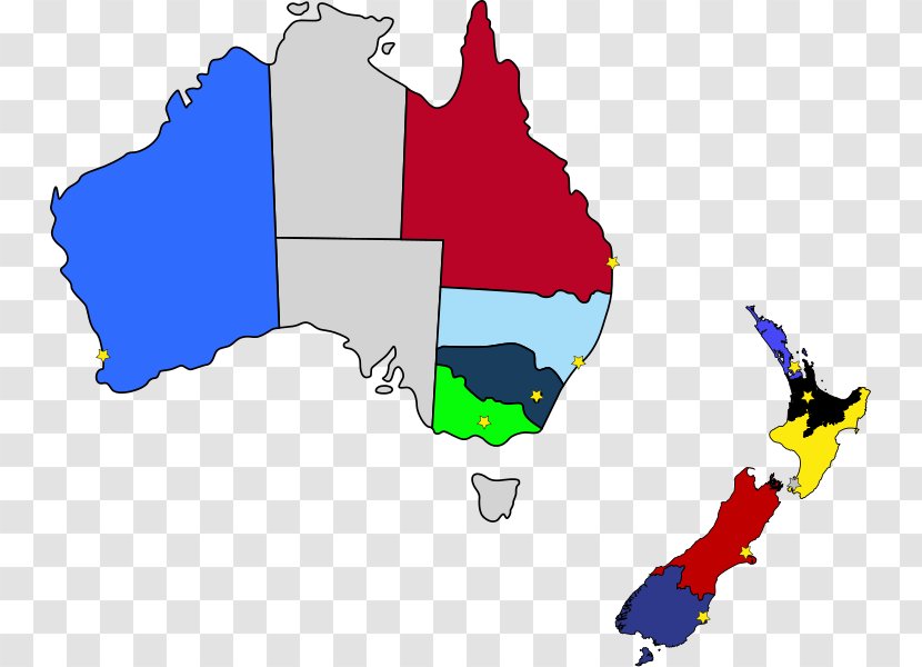 Vector Graphics Blank Map Australia New Zealand Transparent PNG