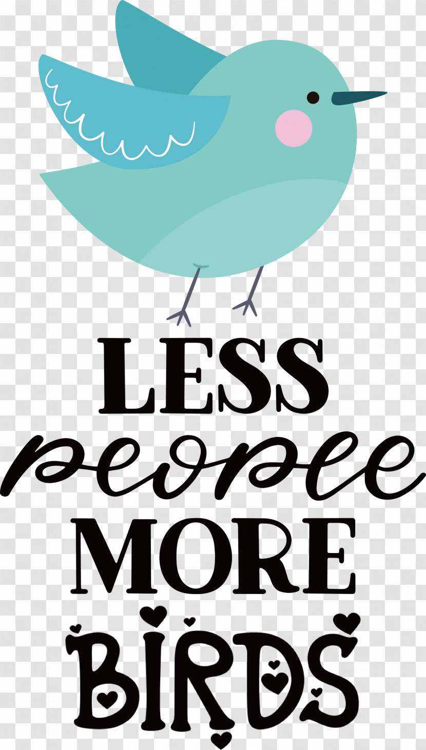 Less People More Birds Birds Transparent PNG