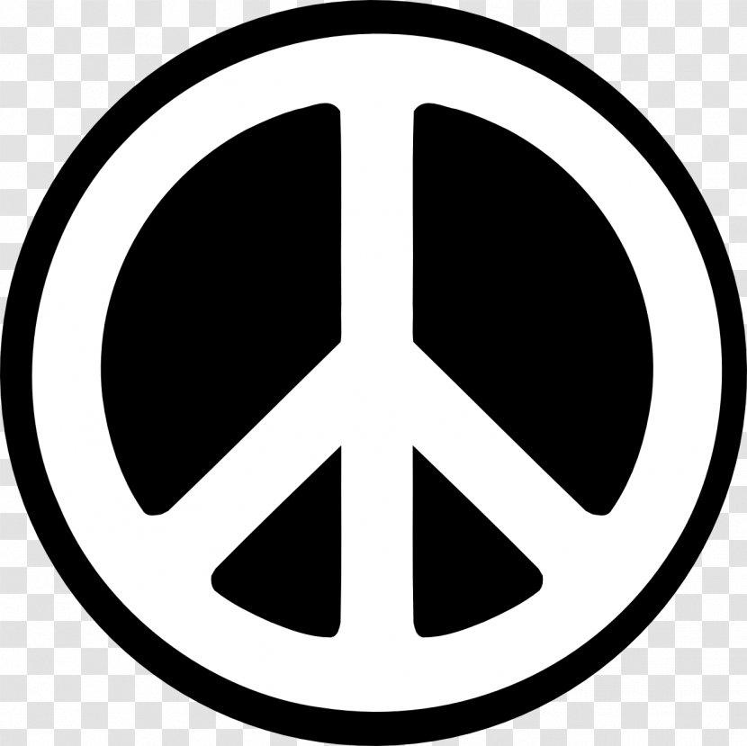 Peace Symbols Free Content Clip Art - Black And White - Border Collie Clipart Transparent PNG
