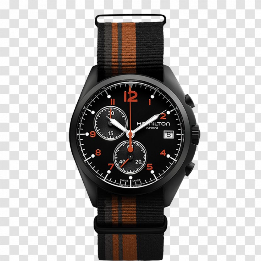 Chronograph Hamilton Khaki Aviation Pilot Auto Watch Company Quartz Clock Transparent PNG