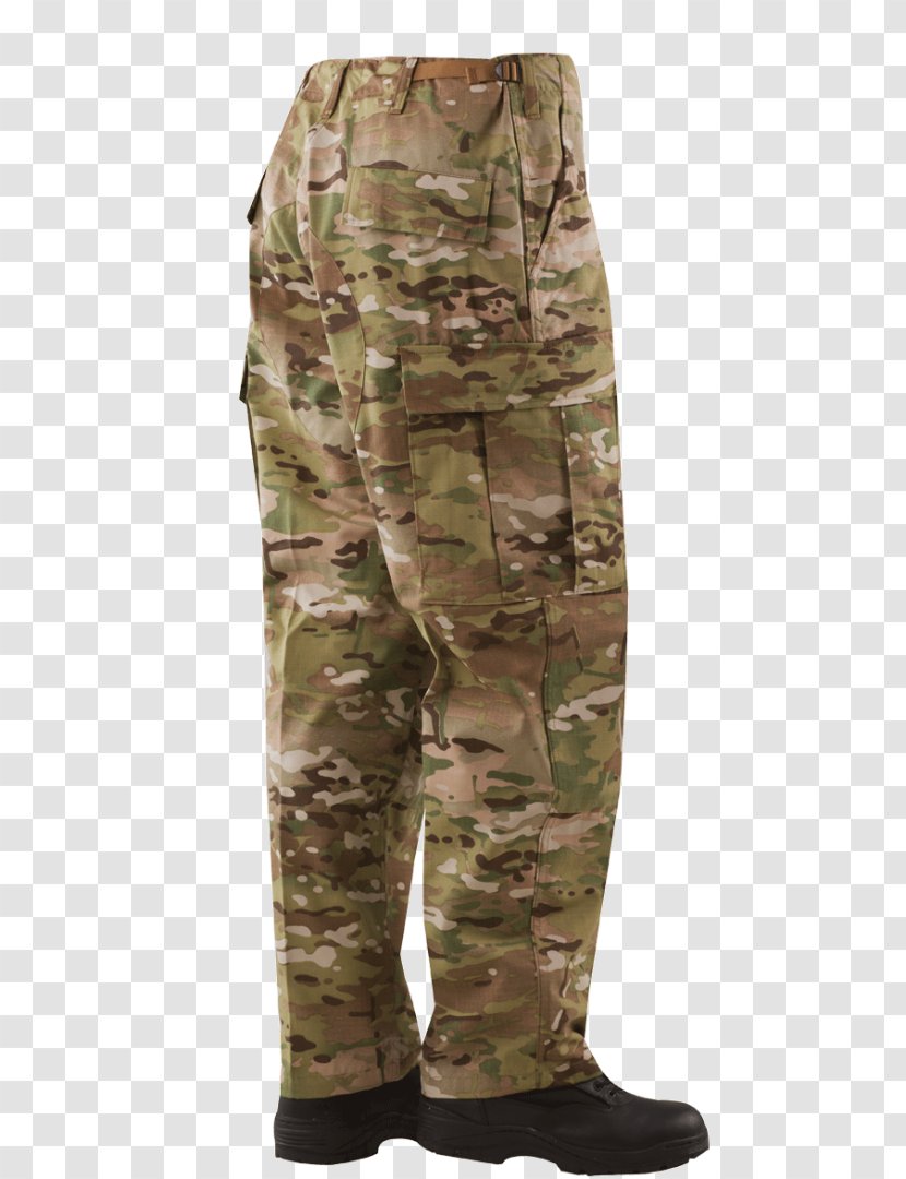 Cargo Pants Battle Dress Uniform TRU-SPEC MultiCam - Battledress Transparent PNG