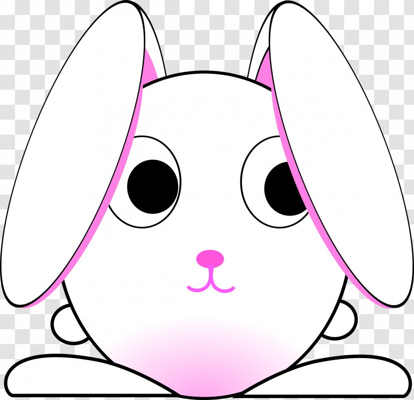 Rabbit Easter Bunny Drawing Cuteness Clip Art - Frame Transparent PNG