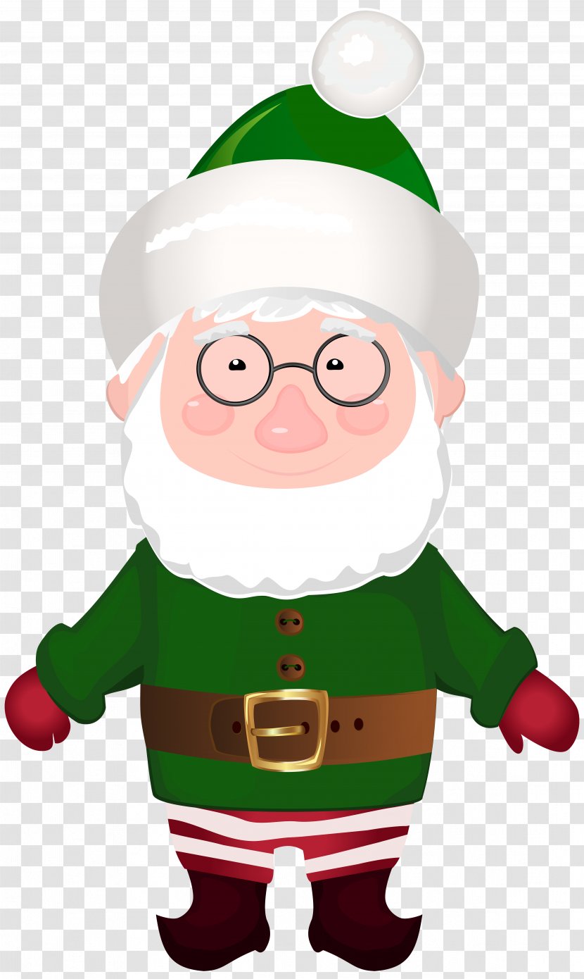 Santa Claus Christmas Ornament Elf Clip Art - Santa's Helper Cliparts Transparent PNG