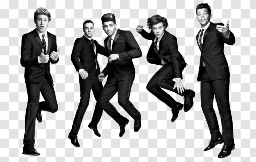 One Direction Boy Band Black And White Image Musician - Frame Transparent PNG