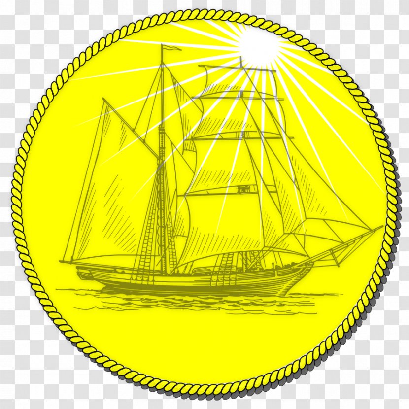 Sailing Ship Clip Art - Bluenose - Coins Transparent PNG