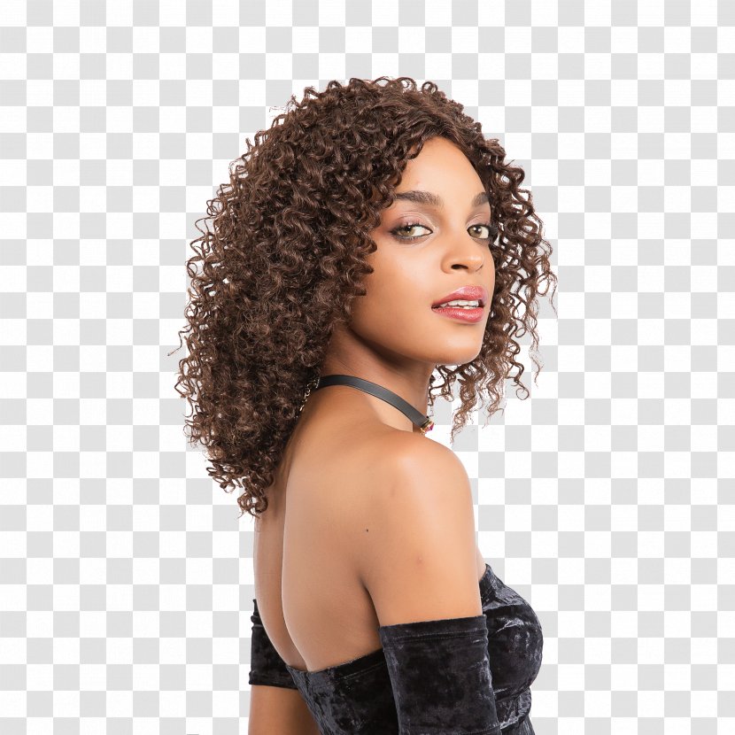 Black Hair Lace Wig Coloring Transparent PNG