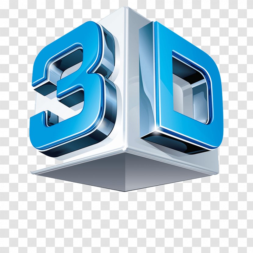 3D Computer Graphics Film Three-dimensional Space Modeling Logo - Twodimensional - 3d Transparent PNG