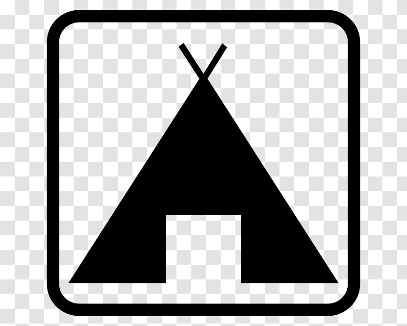 Camping Tent Clip Art - Signage - Campsite Transparent PNG
