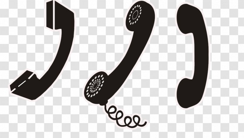 Telephone Handset Symbol Icon - Text Transparent PNG