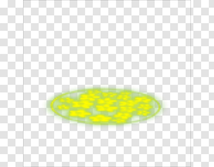 Yellow Organism Oval - Light Effect Transparent PNG