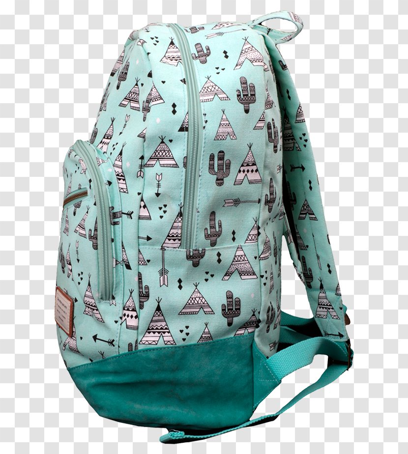 Handbag Backpack Turquoise - Luggage Bags Transparent PNG