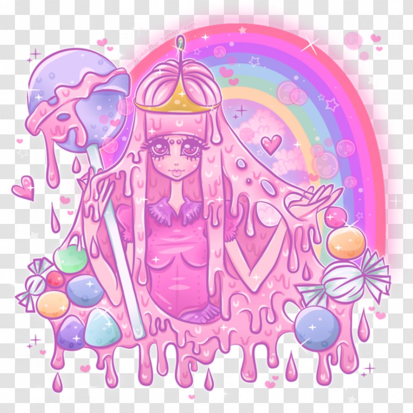 Chewing Gum Marceline The Vampire Queen Princess Bubblegum Bubble Drawing - Watercolor Transparent PNG