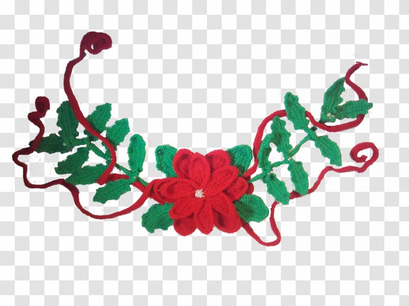 Christmas Ornament Crochet Garland Knitting Transparent PNG