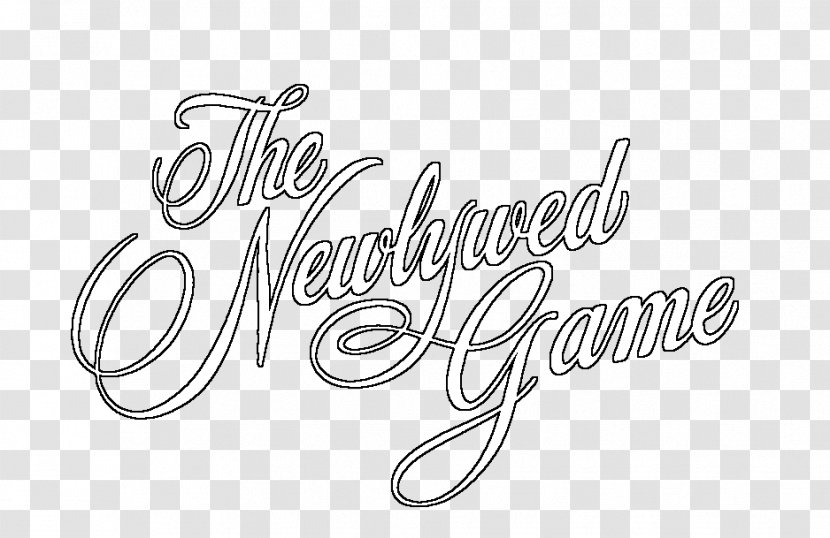 Logo Newlywed Art Black And White - Game Show Transparent PNG