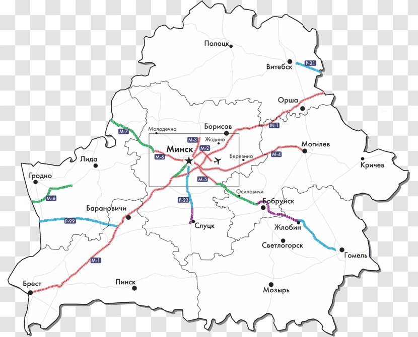 Poland Toll Road Map Cargo Transparent PNG