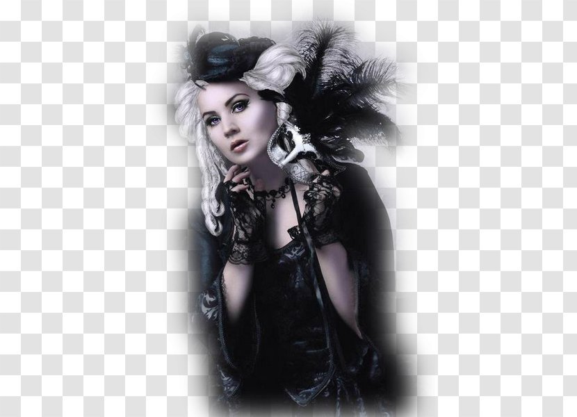 Gothic Fashion Goth Subculture Art Beauty - Dress Transparent PNG