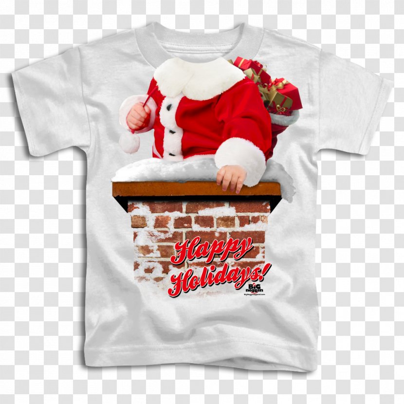 Santa Claus Christmas T-shirt Gift - Chimney - Guaranteed Safe Checkout Transparent PNG