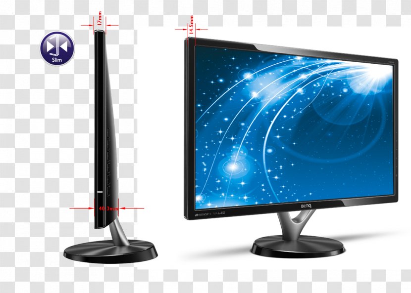 LED-backlit LCD Computer Monitors Television Output Device Multimedia - Flat Panel Display - Cn Transparent PNG