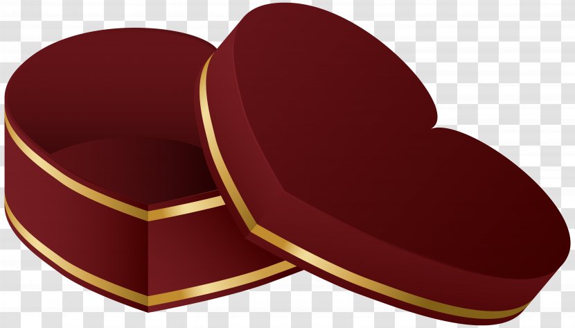 Image File Formats Lossless Compression - Box - Red And Gold Open Heart Gift Clipart Transparent PNG
