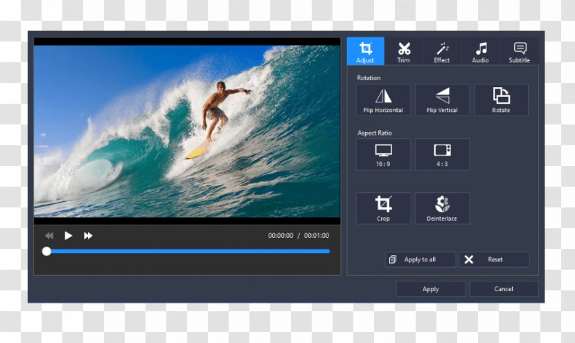 Video Desktop Wallpaper 1080p Surfing High-definition Television - Screen Transparent PNG