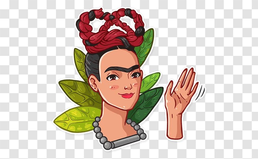 Frida Kahlo Sticker Telegram YouTube - Flower - Activity Management Transparent PNG