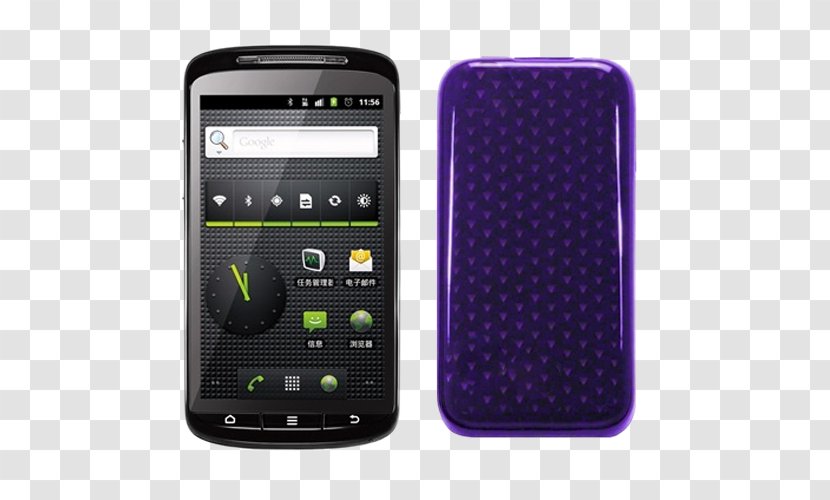 Feature Phone ZTE Blade Apex 2 Telephone Q Funda B.V. - Violet - Roller Transparent PNG