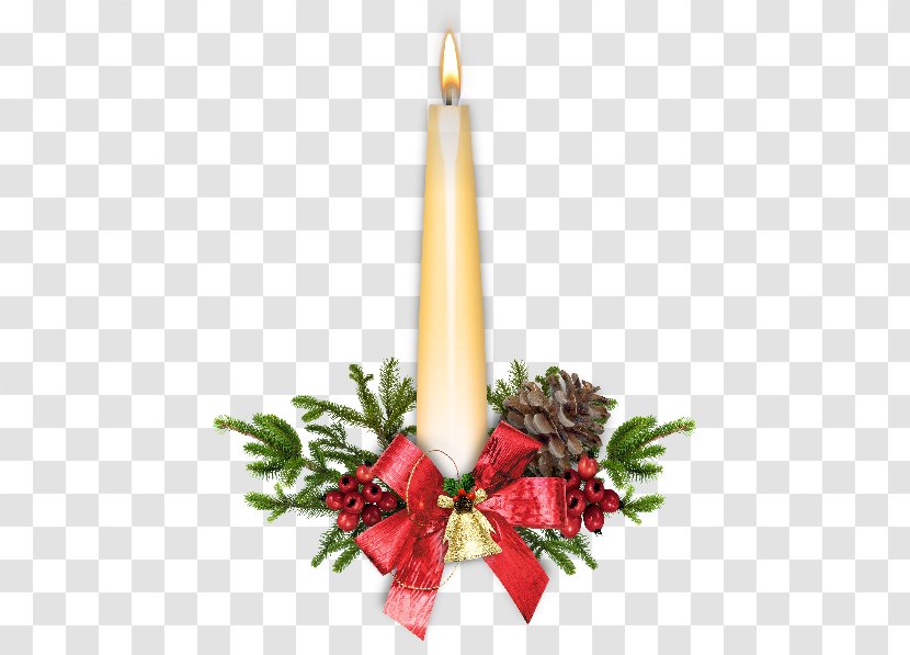 Christmas Ornament Candle - Page Layout Transparent PNG