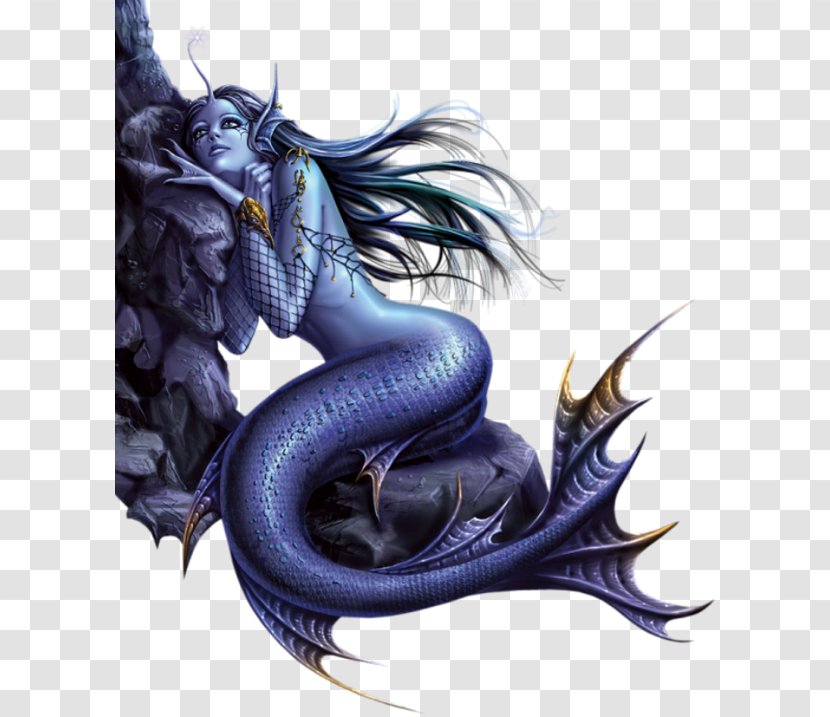 Dragon Mermaid Sea Monster Lorelei Siren - Frame - Sirene Transparent PNG