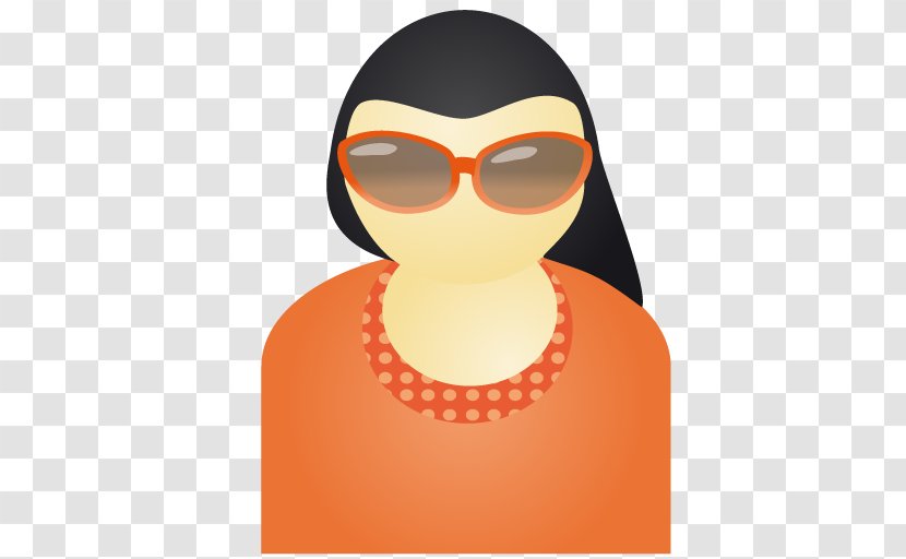 Woman Download - User - Red Sunglasses Transparent PNG