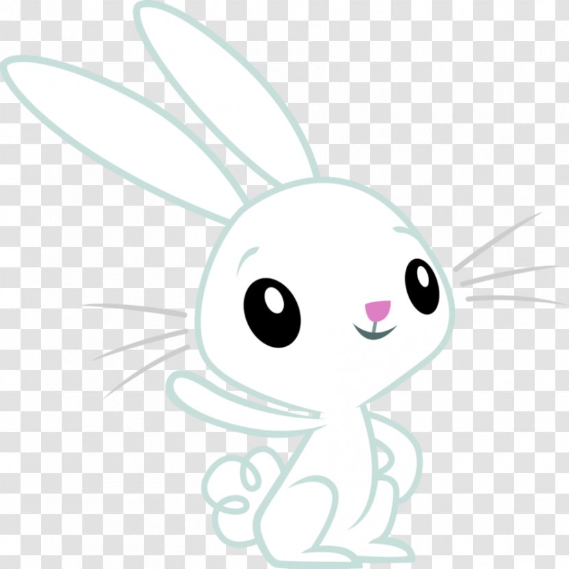 Angel Bunny Rainbow Dash Pony YouTube Clip Art - Silhouette - Rabbit Ears Transparent PNG