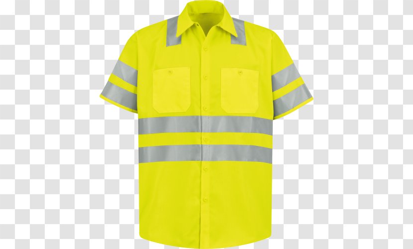 T-shirt High-visibility Clothing Sleeve - Collar - Ps Glare Material Transparent PNG