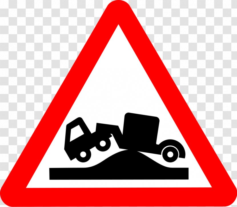Car Traffic Sign Truck Warning Road - Vehicle - Template Transparent PNG