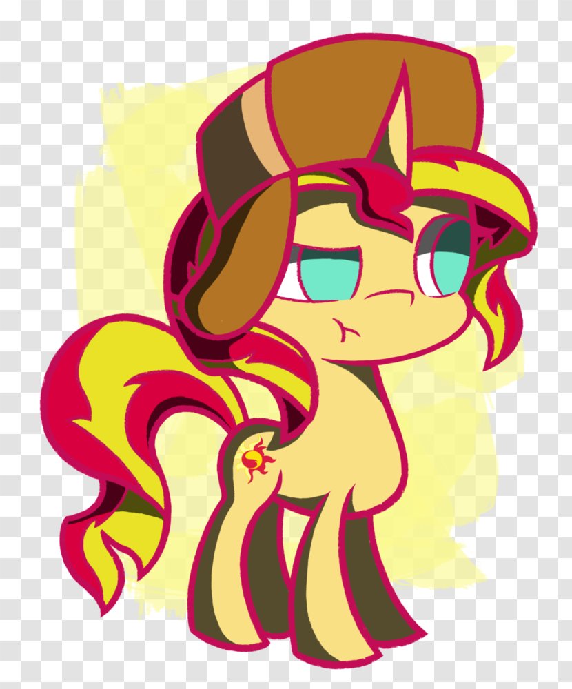 Pony Sunset Shimmer DeviantArt - Frame - Watercolor Transparent PNG