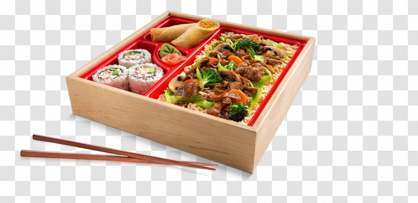 Bento Japanese Cuisine Sushi Yakisoba Tempura - Edo Japan Transparent PNG