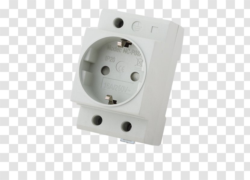 AC Power Plugs And Sockets DIN Rail Network Socket Terminal Circuit Breaker - Hardware - Cat S50 Transparent PNG