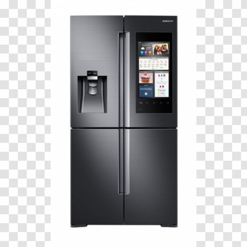 Refrigerator Samsung Home Appliance Freezers Wine Racks Transparent PNG