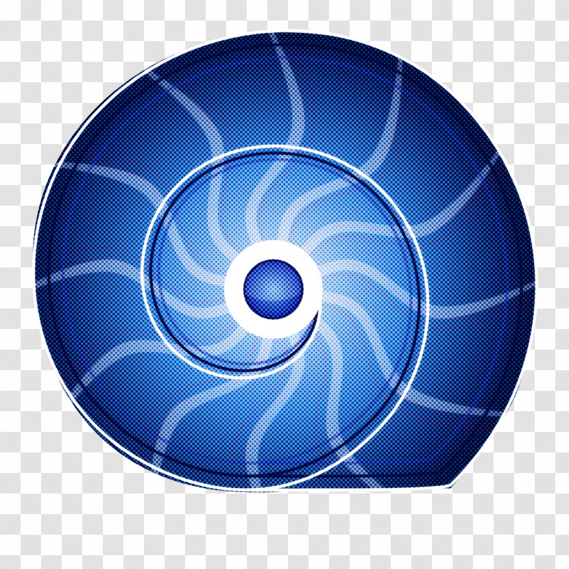 Blue Cobalt Blue Spiral Electric Blue Circle Transparent PNG
