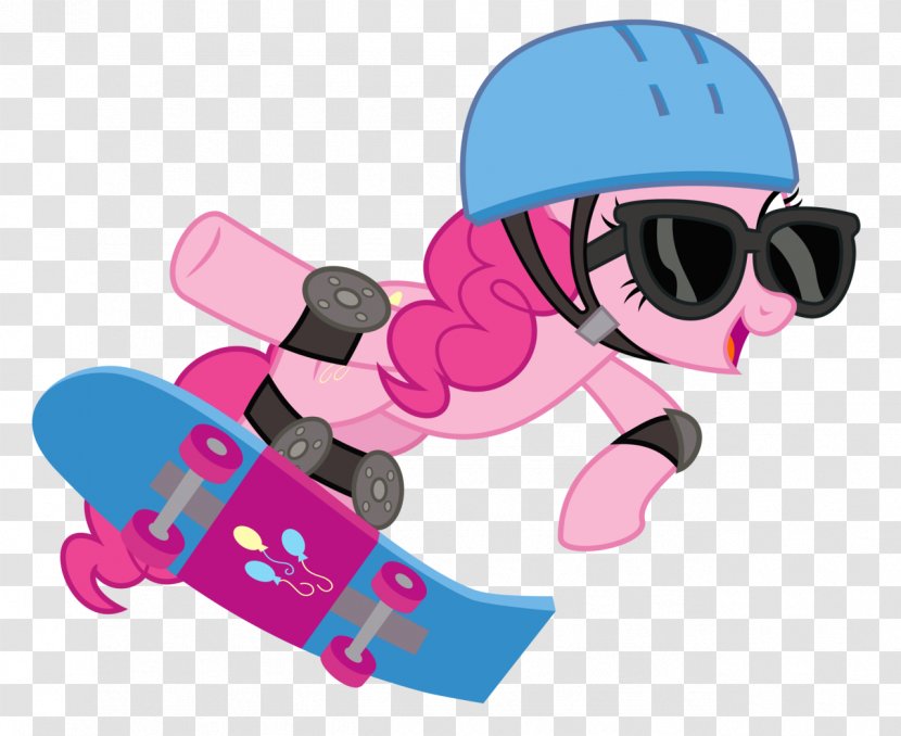 Pinkie Pie Pony Rarity Rainbow Dash Skateboard - Fictional Character Transparent PNG