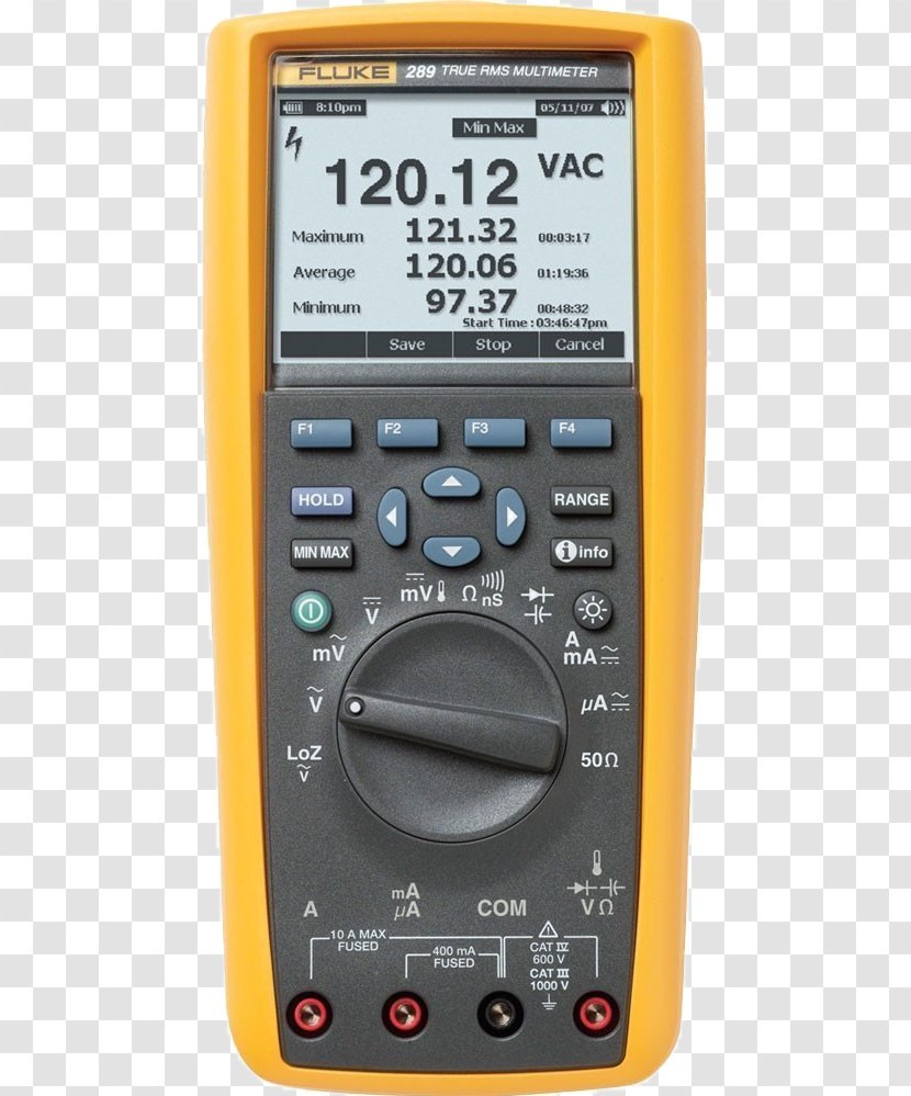 Fluke Corporation Digital Multimeter Electronics True RMS Converter Transparent PNG