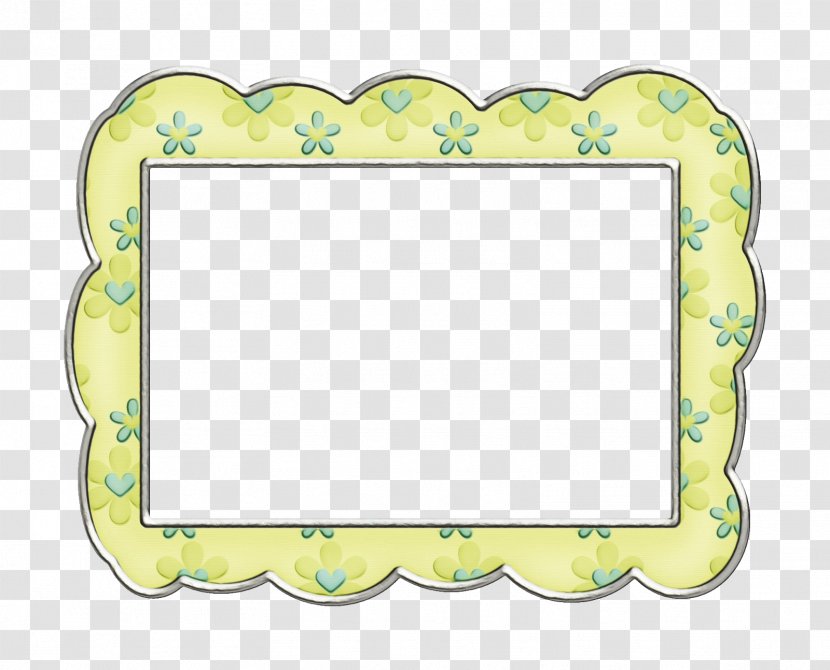 Green Background Frame - Rectangle Picture Transparent PNG