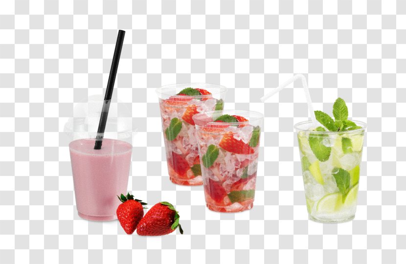 Smoothie Cocktail Garnish Strawberry Juice Wer Liefert Was GmbH Health Shake - Caipirinha Transparent PNG